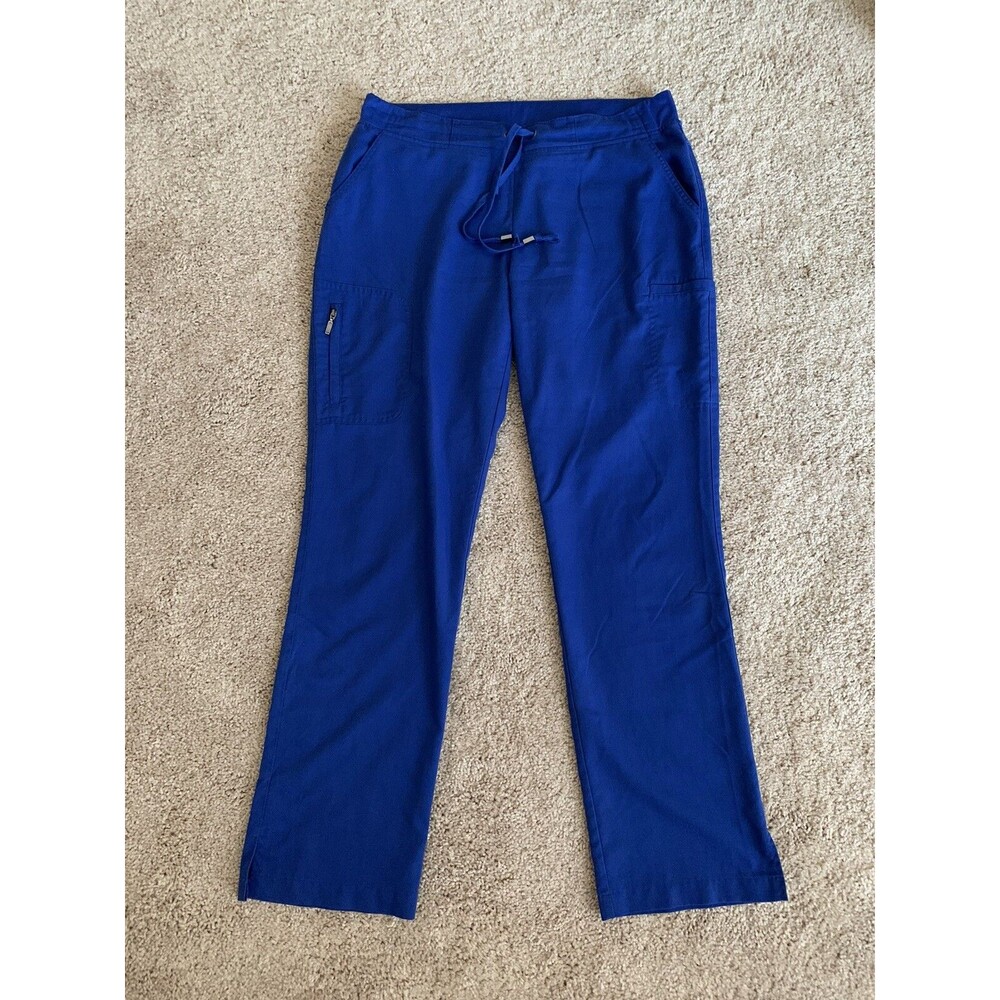 Grey’s Anatomy Cargo Scrub Pants 6 Pocket Blue 4277 Women's Size Medium
